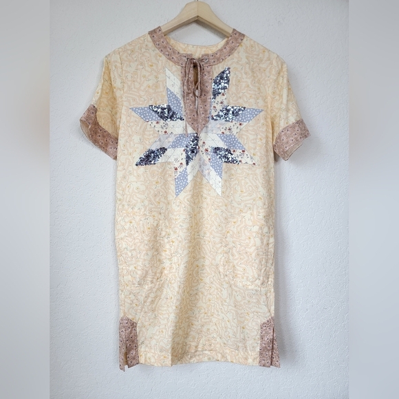 Coach Keith Haring cottagecore Patchwork Quilt Dress - Picture 3 of 16